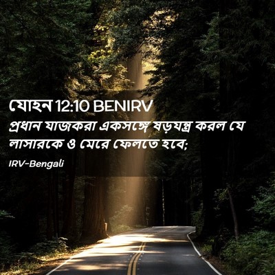 Picture 02 - যোহন 12:10 BENIRV - প্রধান যাজকরা - Bible Verse Picture