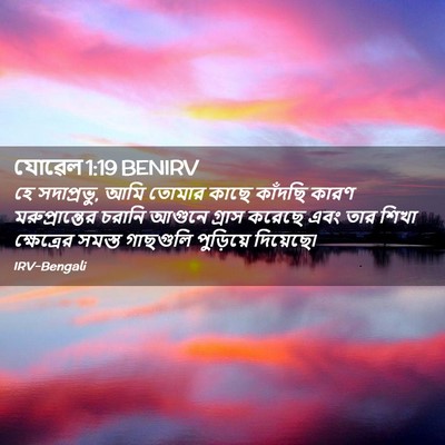 Picture 02 - যোৱেল 1:19 BENIRV - হে সদাপ্রভু, আমি - Bible Verse Picture