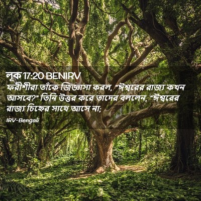 Picture 02 - লূক 17:20 BENIRV - ফরীশীরা তাঁকে - Bible Verse Picture