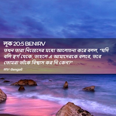 Picture 02 - লূক 20:5 BENIRV - তখন তারা নিজেদের - Bible Verse Picture
