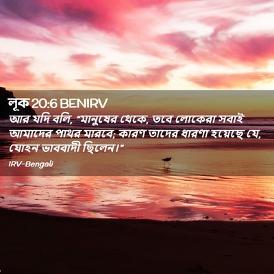 Picture 02 - লূক 20:6 BENIRV - আর যদি বলি, - Bible Verse Picture