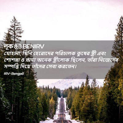 Picture 02 - লূক 8:3 BENIRV - যোহানা, যিনি - Bible Verse Picture