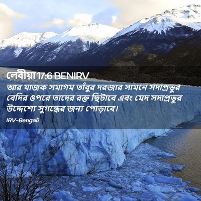 Picture 02 - লেবীয়া 17:6 BENIRV - আর যাজক সমাগম - Bible Verse Picture