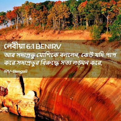 Picture 02 - লেবীয়া 6:1 BENIRV - আর সদাপ্রভু - Bible Verse Picture