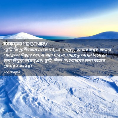Picture 02 - হবক্কুক 1:12 BENIRV - “তুমি কি - Bible Verse Picture