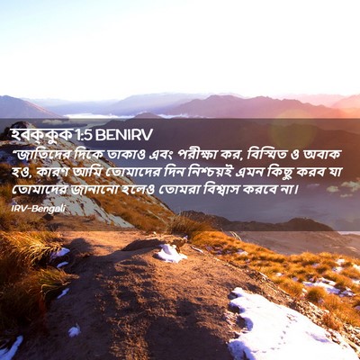 Picture 02 - হবক্কুক 1:5 BENIRV - “জাতিদের দিকে - Bible Verse Picture