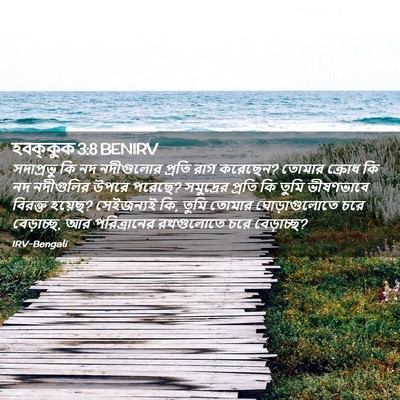 Picture 02 - হবক্কুক 3:8 BENIRV - সদাপ্রভু কি নদ - Bible Verse Picture