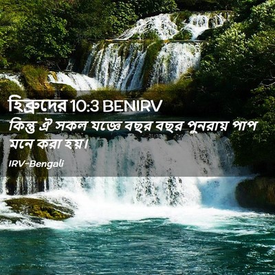 Picture 02 - হিব্রুদের 10:3 BENIRV - কিন্তু ঐ সকল যজ্ঞে - Bible Verse Picture