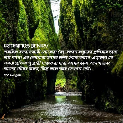 Picture 02 - হোচেয়া 10:5 BENIRV - শমরিয়া বসবাসকারী - Bible Verse Picture