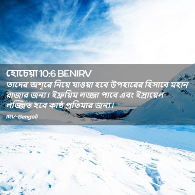 Picture 02 - হোচেয়া 10:6 BENIRV - তাদের অশূরে নিয়ে - Bible Verse Picture