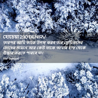 Picture 02 - হোচেয়া 2:10 BENIRV - তারপর আমি তাকে - Bible Verse Picture