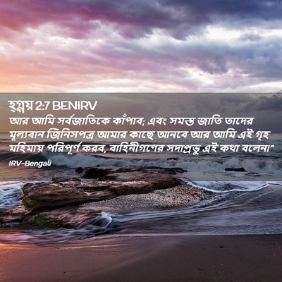 Picture 02 - হ্গ্গয় 2:7 BENIRV - আর আমি সর্বজাতিকে - Bible Verse Picture