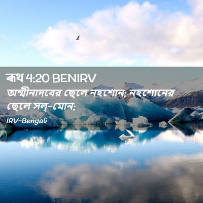 Picture 02 - ৰূথ 4:20 BENIRV - অম্মীনাদবের ছেলে - Bible Verse Picture