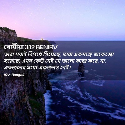 Picture 02 - ৰোমীয়া 3:12 BENIRV - তারা সবাই বিপথে - Bible Verse Picture