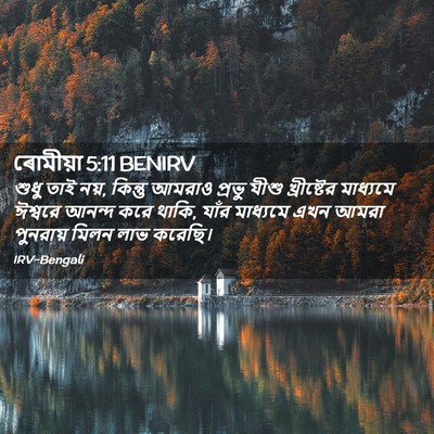 Picture 02 - ৰোমীয়া 5:11 BENIRV - শুধু তাই নয়, - Bible Verse Picture