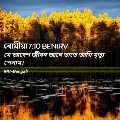 Picture 02 - ৰোমীয়া 7:10 BENIRV - যে আদেশ জীবন আনে - Bible Verse Picture