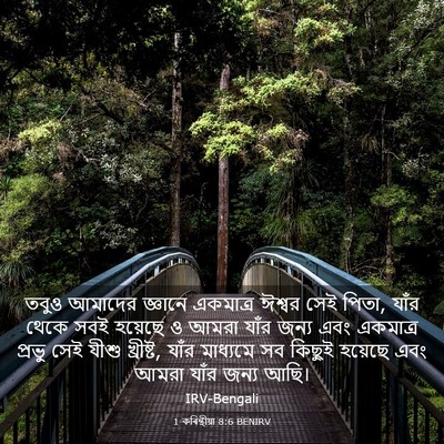 Picture 03 - 1 কৰিন্থীয়া 8:6 BENIRV - তবুও আমাদের - Bible Verse Picture