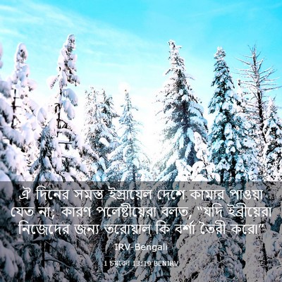 Picture 03 - 1 চমূৱেল 13:19 BENIRV - ঐ দিনের সমস্ত - Bible Verse Picture