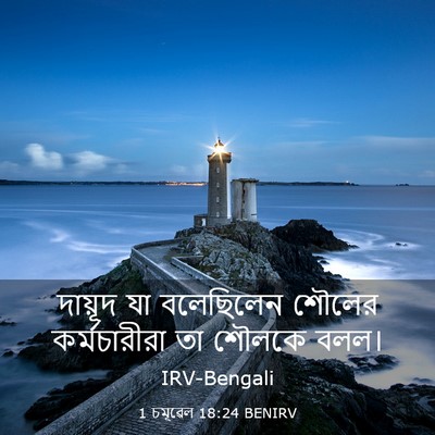 Picture 03 - 1 চমূৱেল 18:24 BENIRV - দায়ূদ যা - Bible Verse Picture