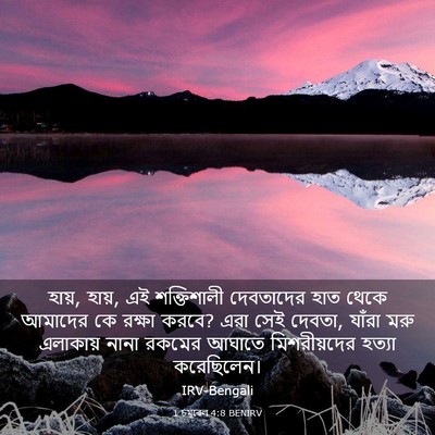 Picture 03 - 1 চমূৱেল 4:8 BENIRV - হায়, হায়, এই - Bible Verse Picture