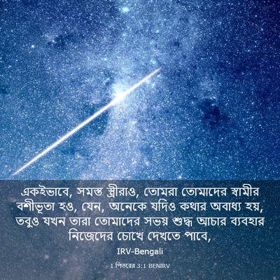 Picture 03 - 1 পিতরের 3:1 BENIRV - একইভাবে, সমস্ত - Bible Verse Picture