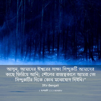 Picture 03 - 1 বংশাৱলি 13:3 BENIRV - আসুন, আমাদের - Bible Verse Picture