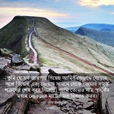 Picture 03 - 1 বংশাৱলি 17:8 BENIRV - তুমি যে সব - Bible Verse Picture