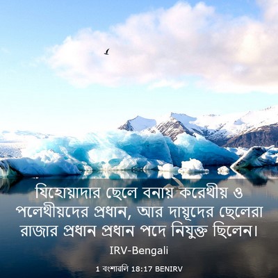Picture 03 - 1 বংশাৱলি 18:17 BENIRV - যিহোয়াদার ছেলে - Bible Verse Picture