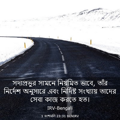 Picture 03 - 1 বংশাৱলি 23:31 BENIRV - সদাপ্রভুর সামনে - Bible Verse Picture