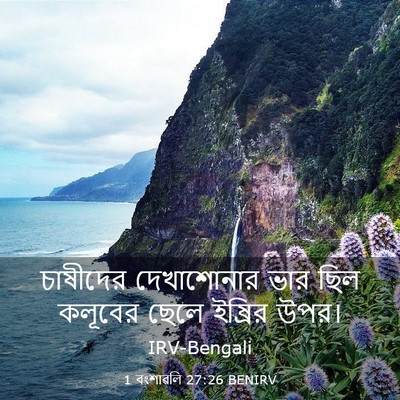 Picture 03 - 1 বংশাৱলি 27:26 BENIRV - চাষীদের দেখাশোনার - Bible Verse Picture