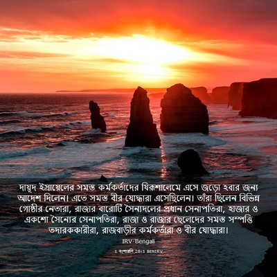 Picture 03 - 1 বংশাৱলি 28:1 BENIRV - দায়ূদ - Bible Verse Picture