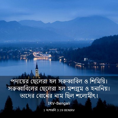 Picture 03 - 1 বংশাৱলি 3:19 BENIRV - পদায়ের ছেলেরা হল - Bible Verse Picture