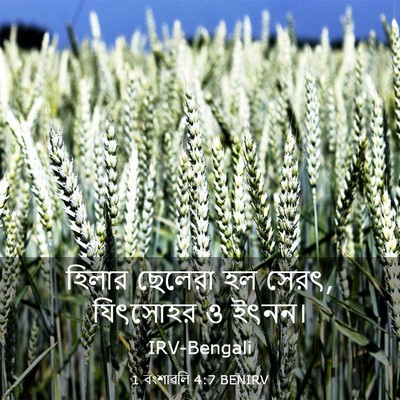 Picture 03 - 1 বংশাৱলি 4:7 BENIRV - হিলার ছেলেরা হল - Bible Verse Picture