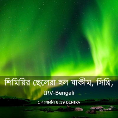 Picture 03 - 1 বংশাৱলি 8:19 BENIRV - শিমিয়ির ছেলেরা - Bible Verse Picture