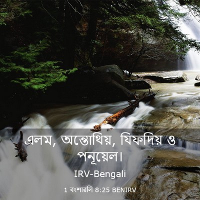 Picture 03 - 1 বংশাৱলি 8:25 BENIRV - এলম, অন্তোথিয়, - Bible Verse Picture