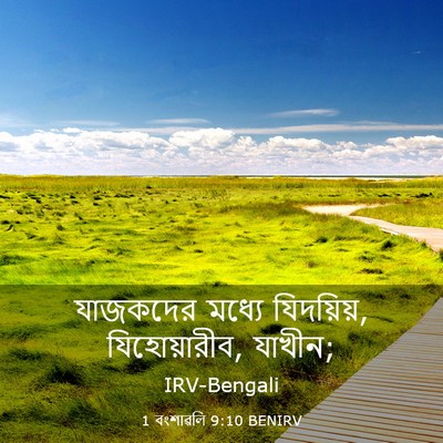 Picture 03 - 1 বংশাৱলি 9:10 BENIRV - যাজকদের মধ্যে - Bible Verse Picture