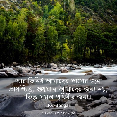 Picture 03 - 1 যোহনের 2:2 BENIRV - আর তিনিই আমাদের - Bible Verse Picture