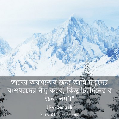 Picture 03 - 1 ৰাজাৱলী 11:39 BENIRV - তাদের অবাধ্যতার - Bible Verse Picture