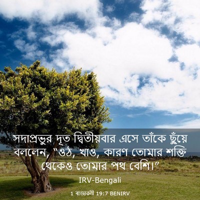 Picture 03 - 1 ৰাজাৱলী 19:7 BENIRV - সদাপ্রভুর দূত - Bible Verse Picture
