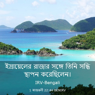 Picture 03 - 1 ৰাজাৱলী 22:44 BENIRV - ইস্রায়েলের রাজার - Bible Verse Picture