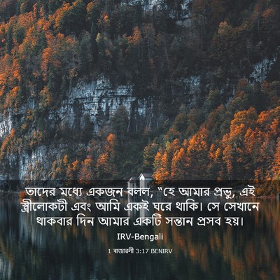 Picture 03 - 1 ৰাজাৱলী 3:17 BENIRV - তাদের মধ্যে একজন - Bible Verse Picture