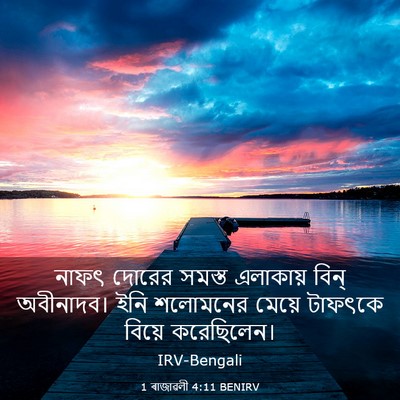 Picture 03 - 1 ৰাজাৱলী 4:11 BENIRV - নাফৎ দোরের সমস্ত - Bible Verse Picture