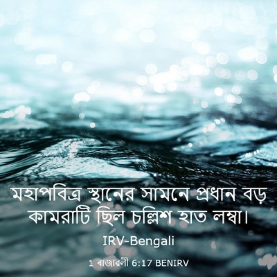 Picture 03 - 1 ৰাজাৱলী 6:17 BENIRV - মহাপবিত্র স্থানের - Bible Verse Picture