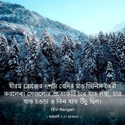 Picture 03 - 1 ৰাজাৱলী 7:27 BENIRV - হীরম ব্রোঞ্জের - Bible Verse Picture