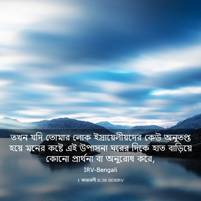 Picture 03 - 1 ৰাজাৱলী 8:38 BENIRV - তখন যদি তোমার লোক - Bible Verse Picture