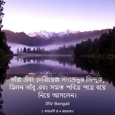 Picture 03 - 1 ৰাজাৱলী 8:4 BENIRV - তাঁরা এবং - Bible Verse Picture