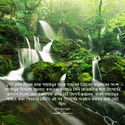 Picture 03 - 1 ৰাজাৱলী 8:64 BENIRV - সেই একই দিনের রাজা - Bible Verse Picture