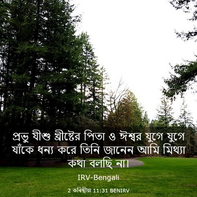 Picture 03 - 2 কৰিন্থীয়া 11:31 BENIRV - প্রভু যীশু - Bible Verse Picture