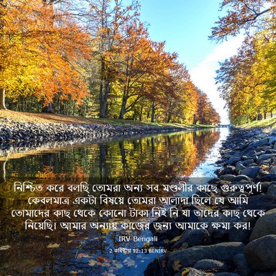 Picture 03 - 2 কৰিন্থীয়া 12:13 BENIRV - নিশ্চিত করে বলছি - Bible Verse Picture