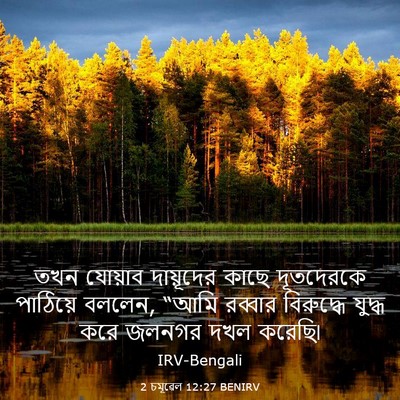 Picture 03 - 2 চমূৱেল 12:27 BENIRV - তখন যোয়াব - Bible Verse Picture